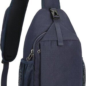 Sling Bag RFID Cross Body Bag Recycled Crossbody Backpack Travel Daypack